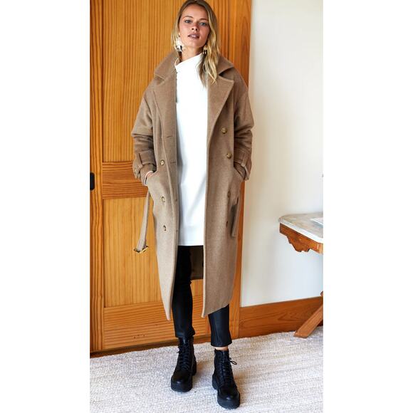 Emerson Fry Edie Turtleneck Ponte Stretch Mini Dress in Ivory Size Large - Picture 6 of 13